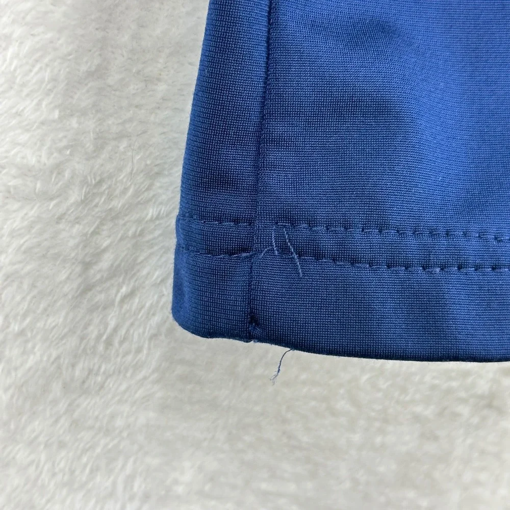 Y2K VTG Adidas Track Pants Mens Navy Blue 3 Stripe Regular S Navy 03'